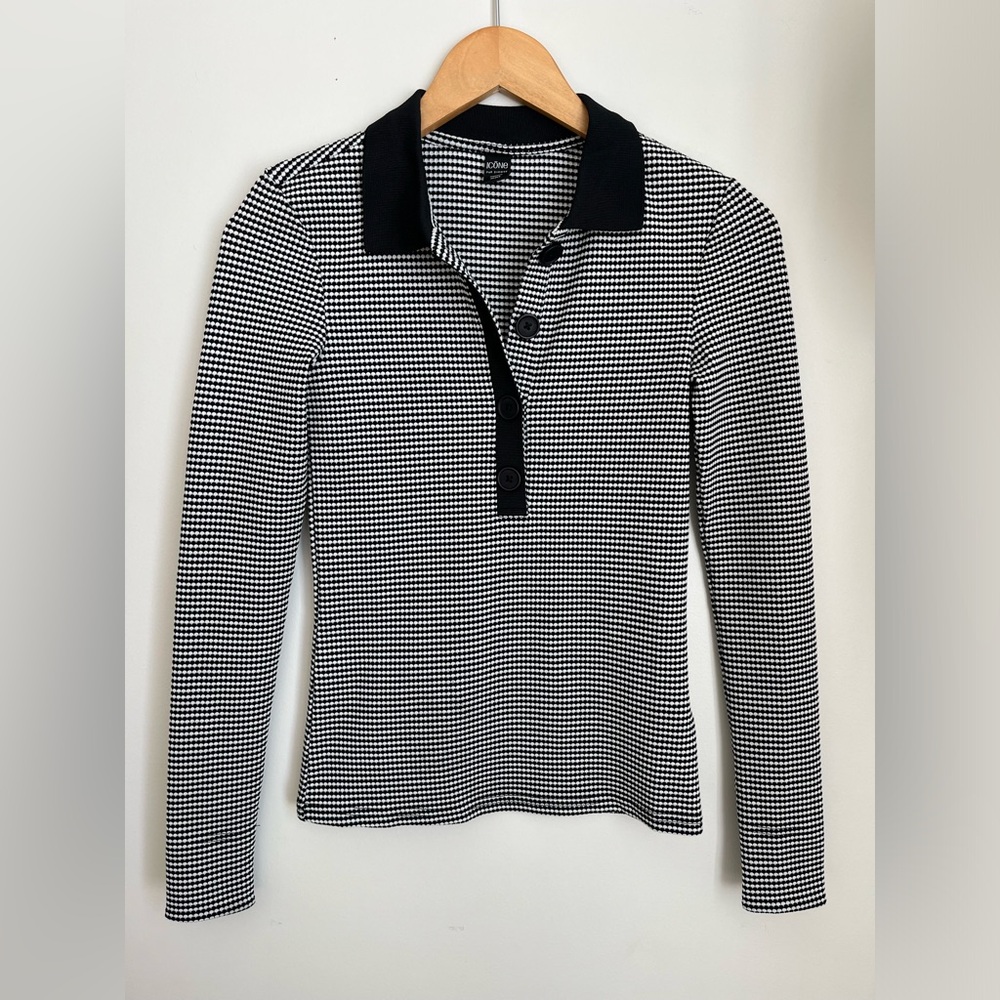 ICONE black and white polo 🤍